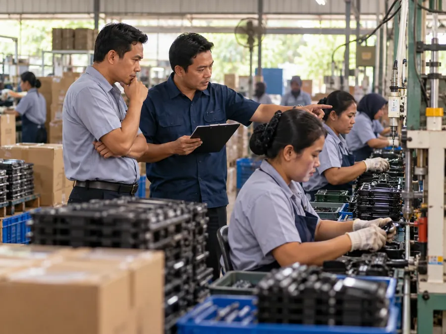Foto ilustrasi skenario: Order bertambah, tetapi output tidak ikut naik secara proporsional.